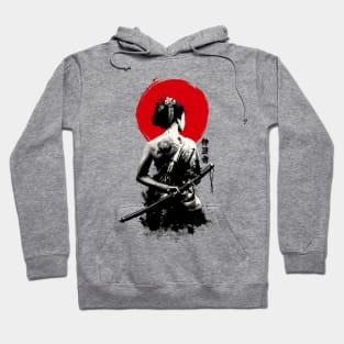 Japanese Samurai Geisha Hoodie